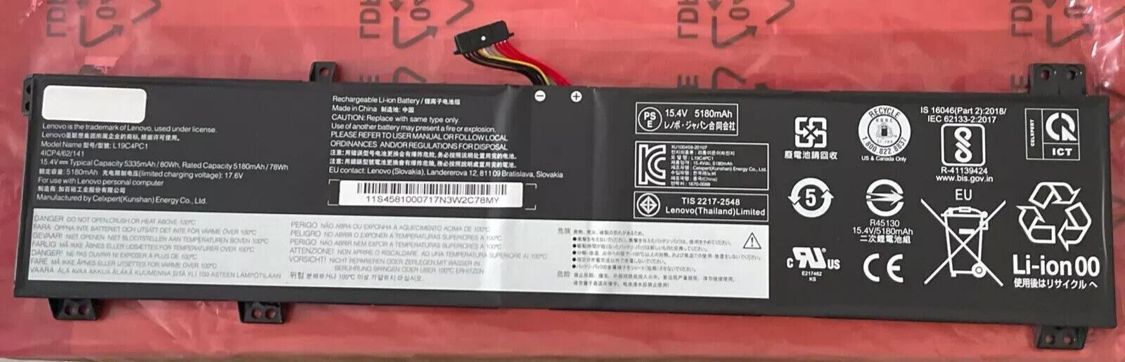 for Lenovo L19C4PC1 replacement battery