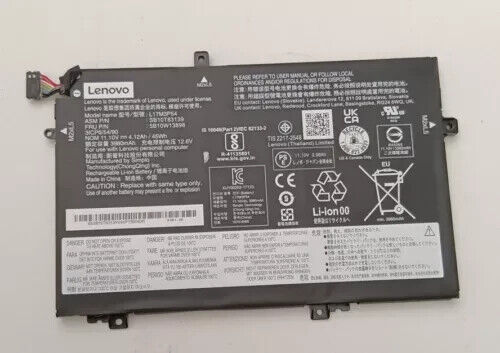 Lenovo ThinkPad L480, L14  Battery L17M3P54 01AV465 45Wh VGC