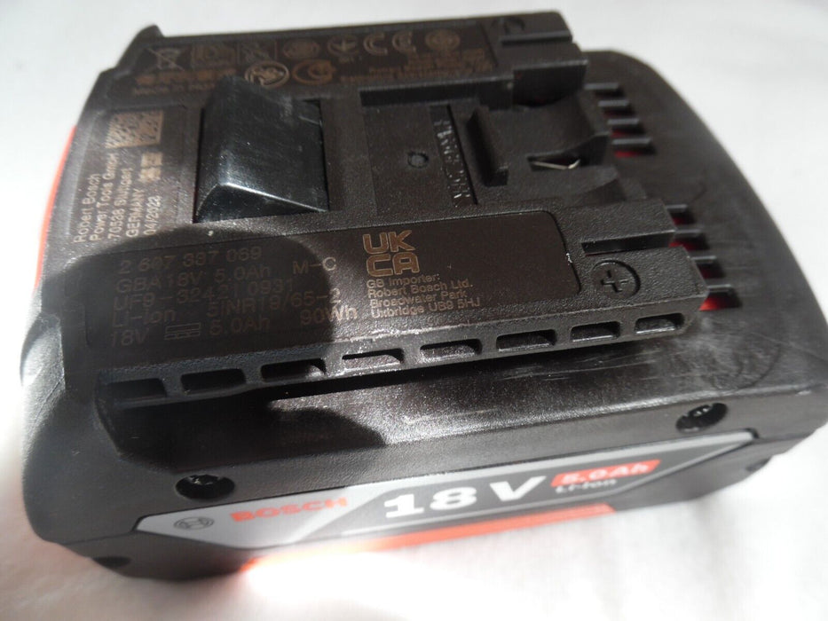 Bosch 18v 5.0ah Lithium Battery Lithium Ion Cordless 5ah Li-ion Coolpack