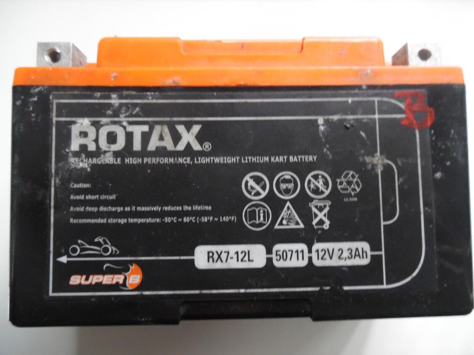 Rotax Max Lightweight Battery (RX7-12L Lithium Type) Kart Battery