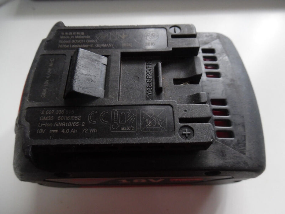 Bosch Professional 18BLUE40 18v 4.0Ah Li-ion Slide Battery COOLPACK Technology