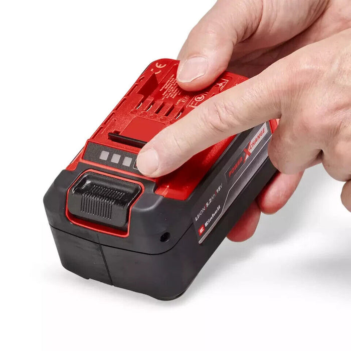 Einhell 5.2Ah PLUS 18V Battery Power X-Change Rechargeable Dust Resistant LED