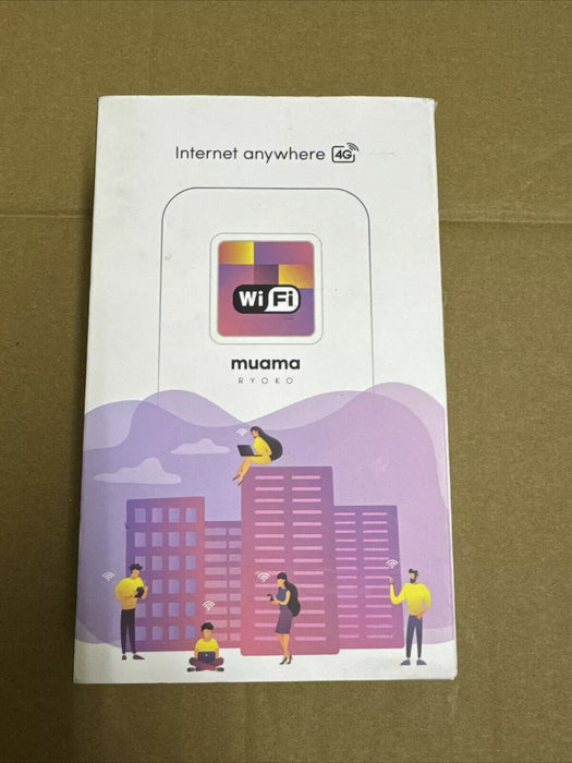 MUAMA RYOKO 4G Portable Wireless WiFi Router Hotspot E-Sim - No Sim included