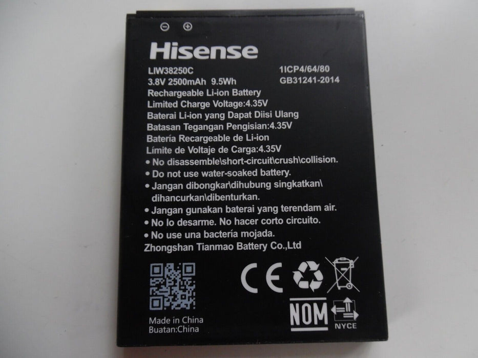 100%NEW LIW38250C Battery 2500mAH For Hisense LIW38250C Batterie 3.8V