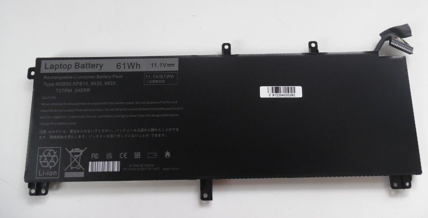 Replacement Dell M3800  Battery t 61Wh