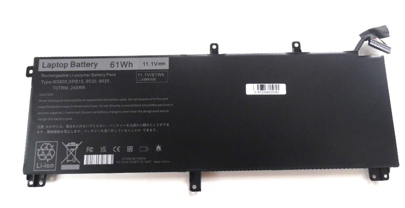 Replacement Dell M3800  Battery t 61Wh