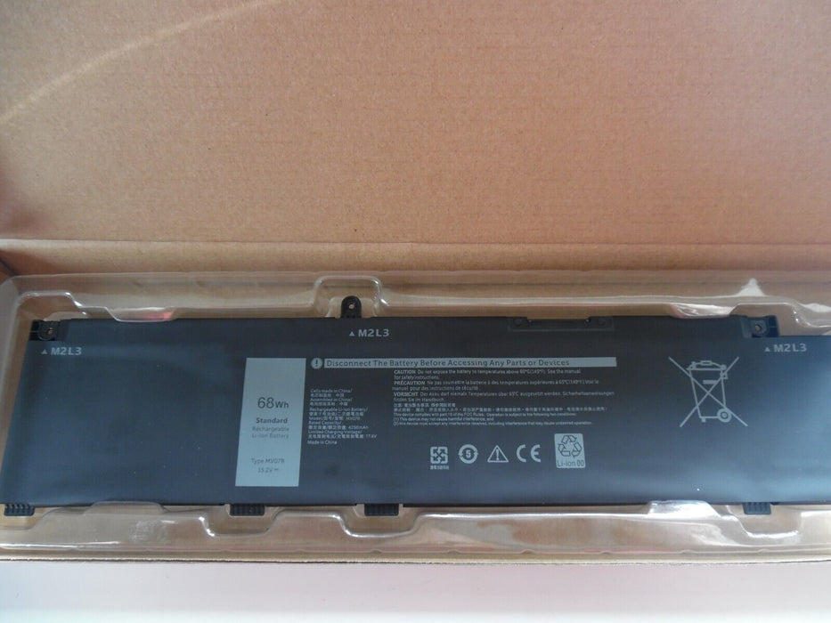 New OEM Dell G3 3500 G5 5500 5505 SE 68Wh Battery MV07R 72WGV 4250mAh 17.6v