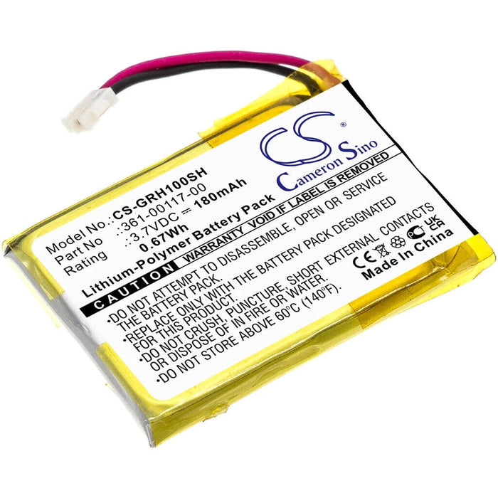 Smartwatch Battery Garmin CS-GRH100SH (180 mAh, 3.7 V)