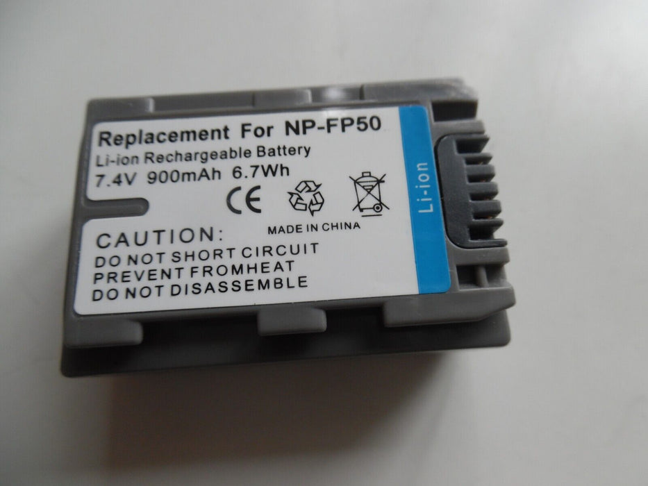 np-fp50 battery for Sony NP-FP 50 900mAh