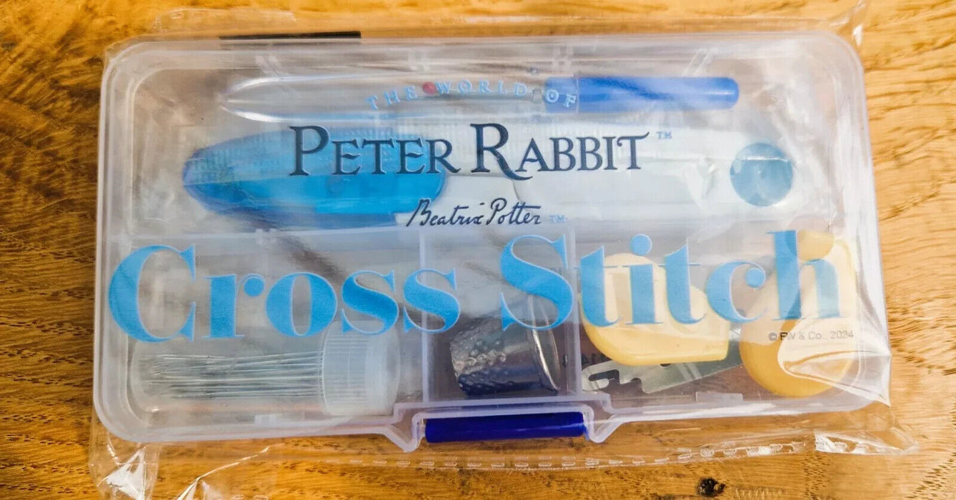 Peter Rabbit Cross Stitch Accessory Kit  - Brand New!