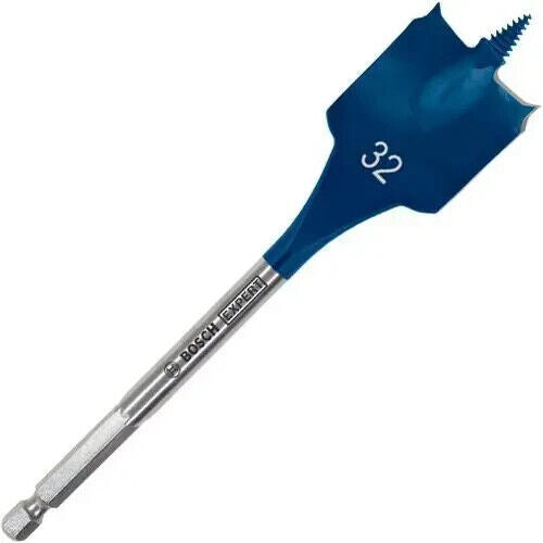 FLAT BIT SELF CUT 32mm  BOSCH SPADE DRILL BIT WOOD