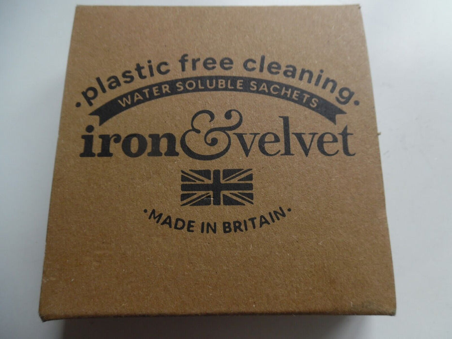 plastic free cleaning iron and velvet for bathroom 1 sachet