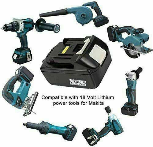 Replacement for Makita 18V 6Ah BL1860B Lithium Battery Packs BL1860B BL1860 Used