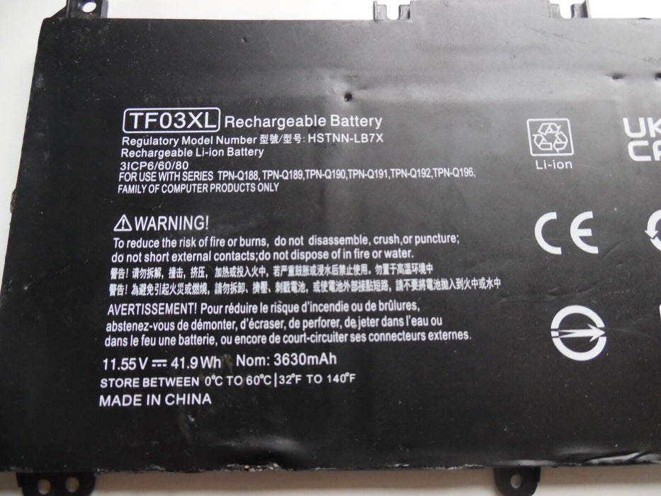 TF03XL Battery For HP Pavilion 14-BF 14-BK 14-BP 14-CD 15-CC 15-CD 15-CK Laptop