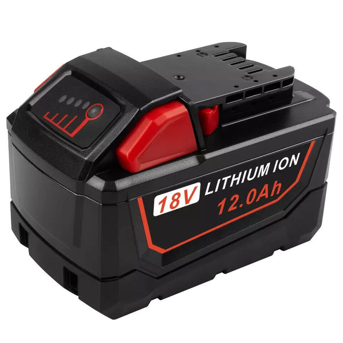 For Milwaukee For M18 18V Lithium 12.0AH Extended Capacity Battery 48-11-1812