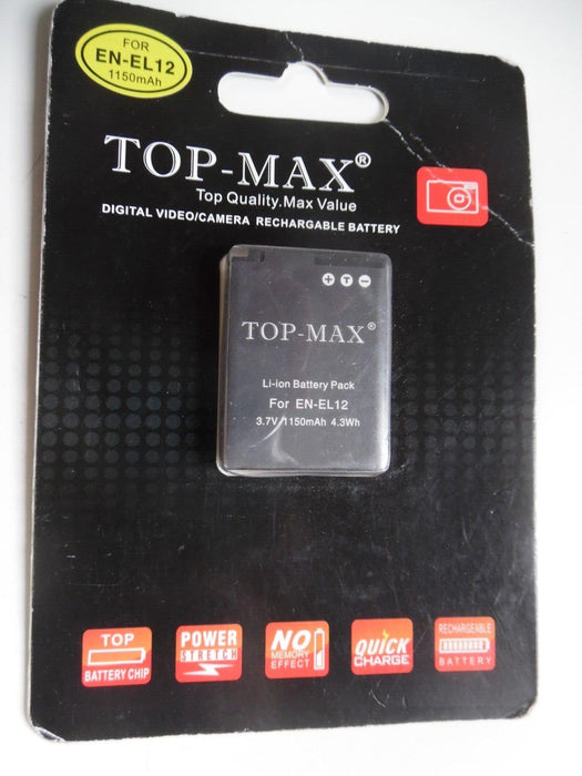 Top Max en-el12 for Nikon camera 1150mAh