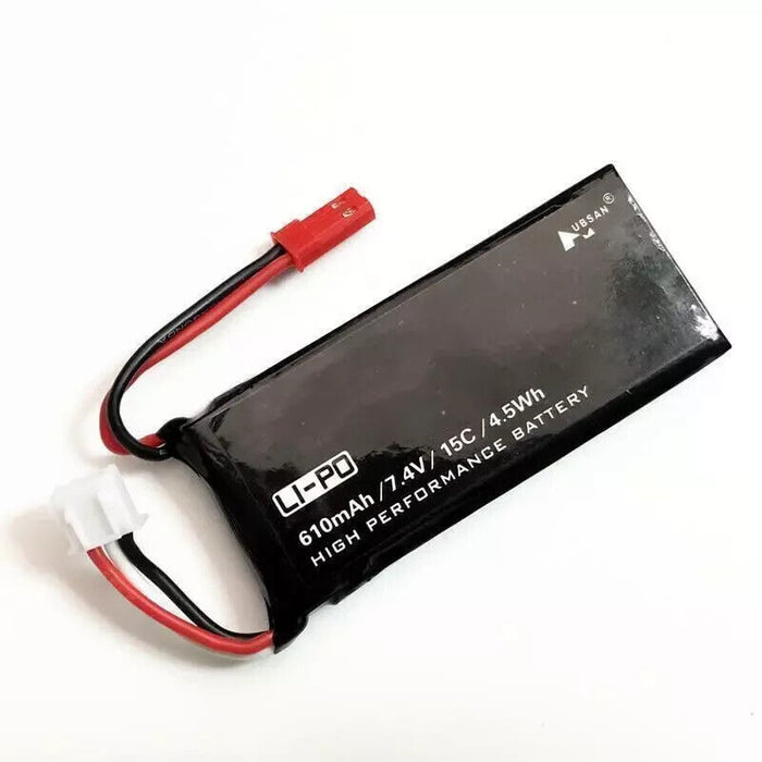 1Pcs 7.4V 15C 610mAh Battery for Hubsan H502s H502e Rc Quadcopter Drone part Car