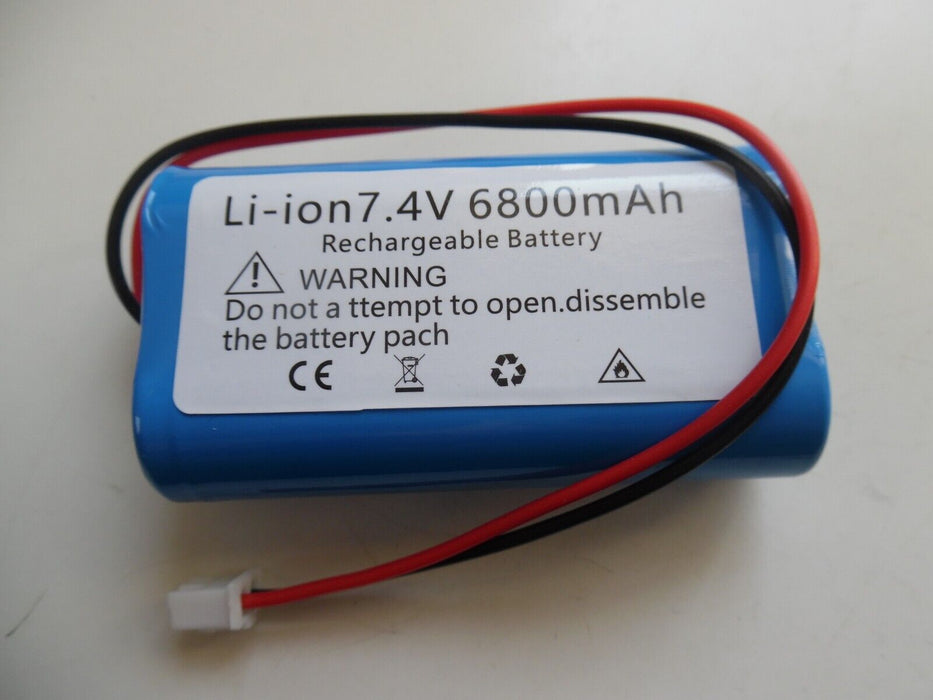 7.4V 18650 3800mAh Lithium Batteries 2 * 18650 Li-ion Battery Pack Group With XH