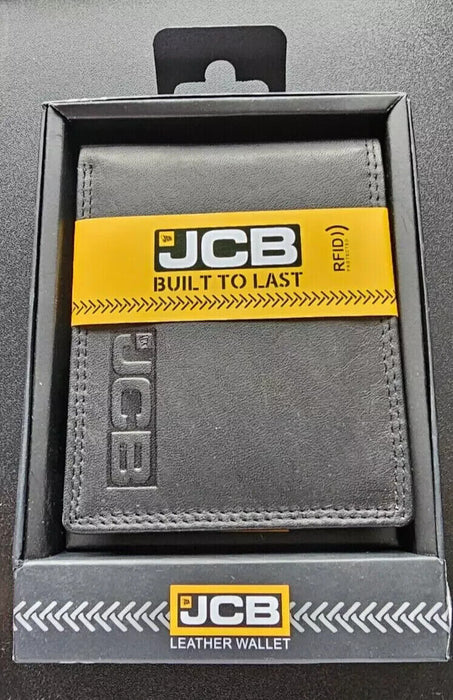 Wallet Leather RFID JCB Mens Zip Contactless Card Blocking Black - FATHER'S DAY!