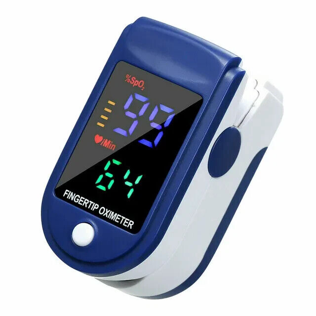 Fingertip Pulse Oximeter LED Display Blood Oxygen Saturation SpO2 Health Monitor