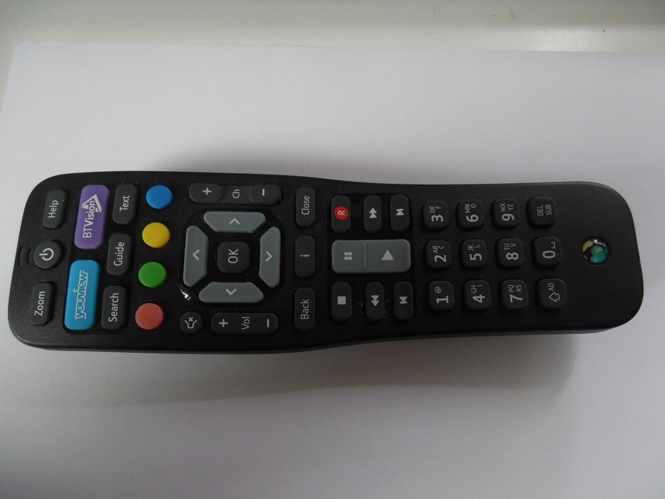 BT Vision RC2984501/02B Remote Control Black Wireless Infrared for Set Top Box