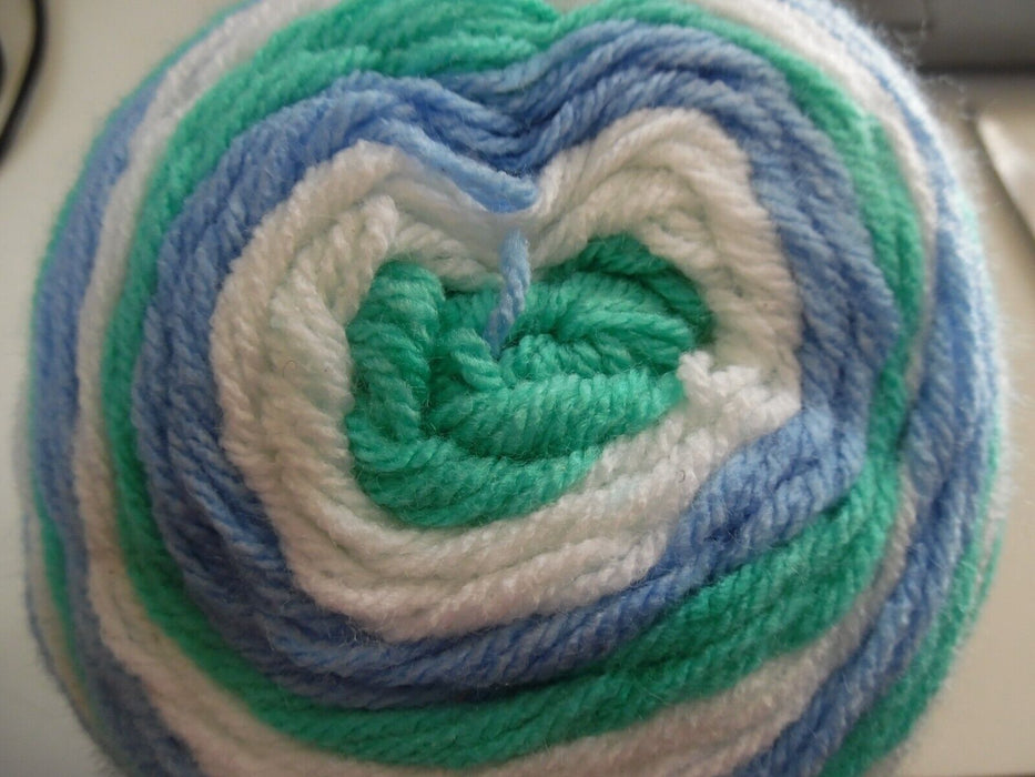 ABC yarn swirly dk Mint sorbet 150g Ball