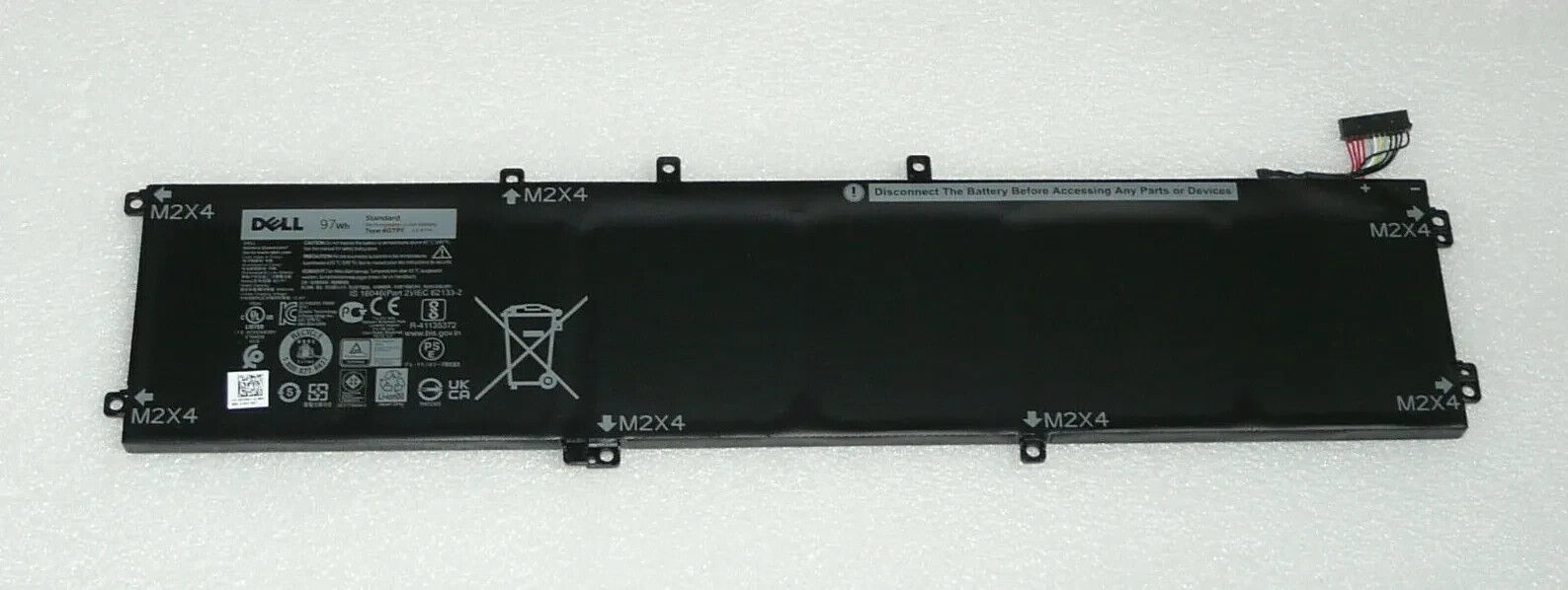 NEW GENUINE DELL XPS 15 7590 PRECISION 15 5520 11.4V 6-CELL 97Wh BATTERY 6GTPY