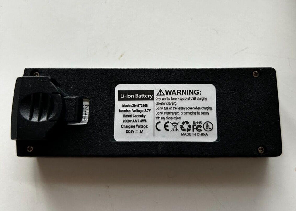 Rc Drone Battery Rechargeable ZN-872868 3.7V 2000mAh UAV E88 E88MAX E525