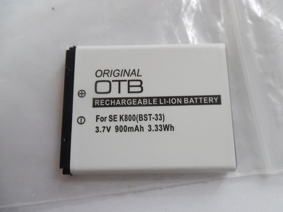 Replacement SONY ERICSSON BST-33 BATTERY K800i V800 W850i Z610i W660i C903 K660i