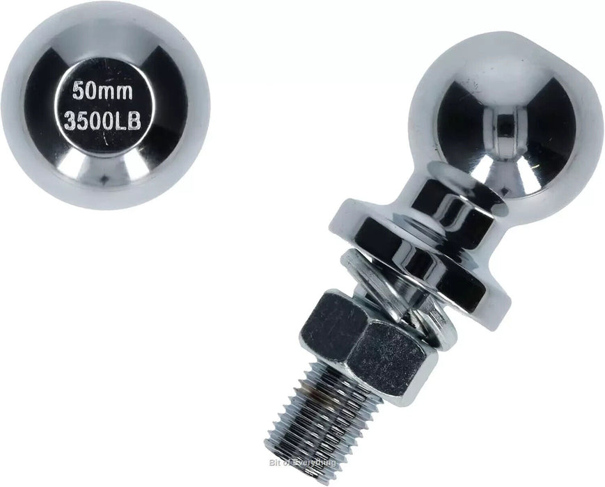 Carpoint 25205 Screw-on towing ball 50mm M22x1,75mm - silver