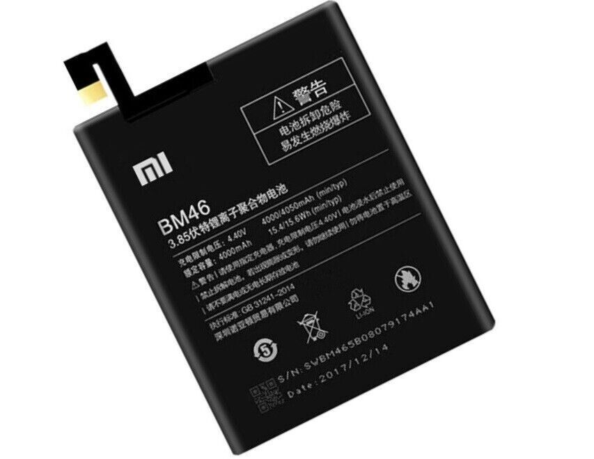 Original Xiaomi Battery BM46 Xiaomi Mi Redmi Note 3 Phone Battery 4050mAh