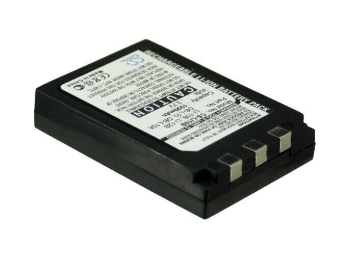 Replacement 3.7V battery for OLYMPUS, LI-12B, 1400mAh