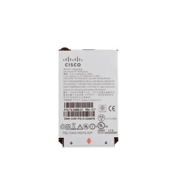 Genuine Cisco 7925/7925G Battery For Cisco 7925 IP Phone (1100mAh)