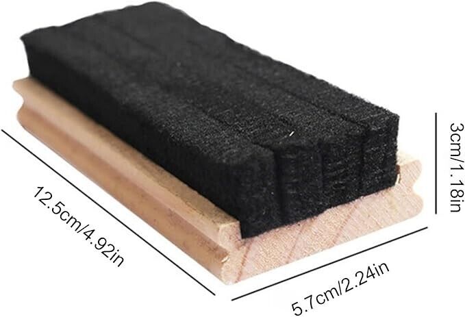 Wooden Blackboard Eraser Large Advanced Wool Whiteboard Eraser Teaching Wooden B