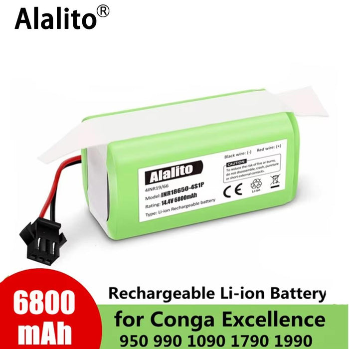 Li-ion Battery for Conga Excellence 990 1090 Ecovacs Deebot N79S N79 DN622 Eufy