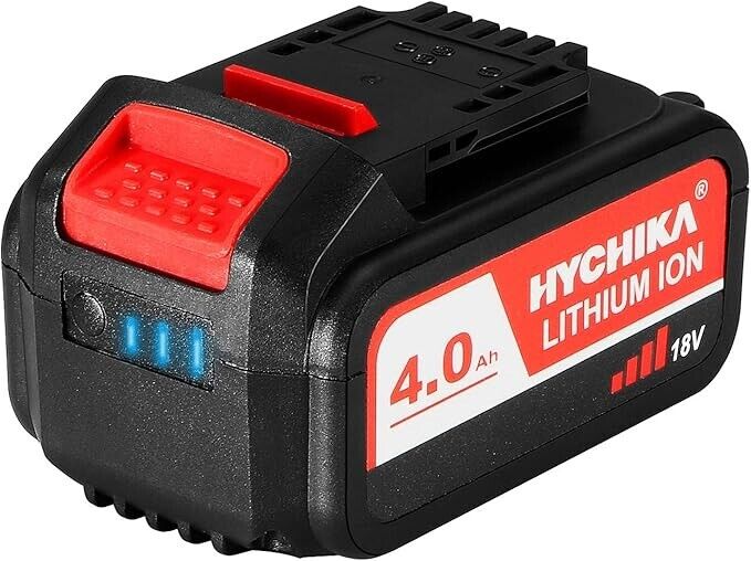 HYCHIKA Battery 4000mAh 18V Lithium for HYCHIKA 18V Tools, Reciprocating Saw, Im