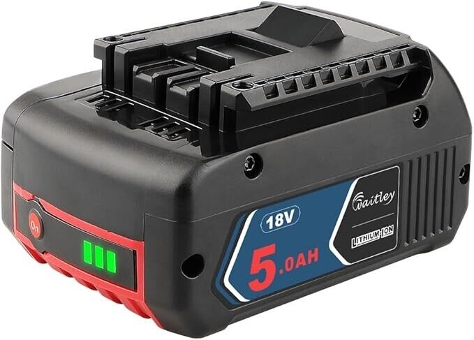 Waitley 18V 5.0ah Li-ion Battery (Bosch Type) WTL609 New No Box
