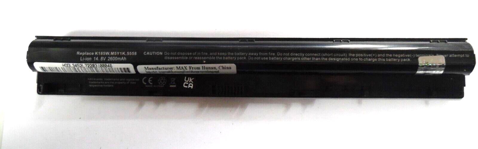 laptop battery Replaces K185W, M5Y1K, WKRJ2 Li-ion 14 8v 2600mAh