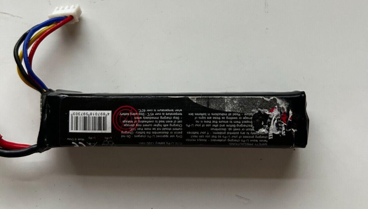 Airsoft Battery 11.1v 1300mAh 3S 25C Rechargeable LiPo Airsoft Battery LP303