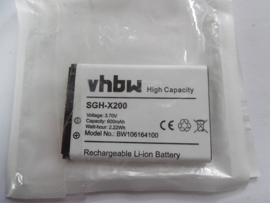 Li-ion Battery for Samsung SGH-X200 SGH-X208 SGH-X210 3.7V 600mAh