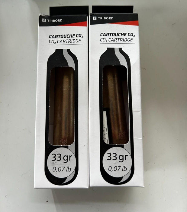 2x Cartouche CO2 33g Cartridges NEW