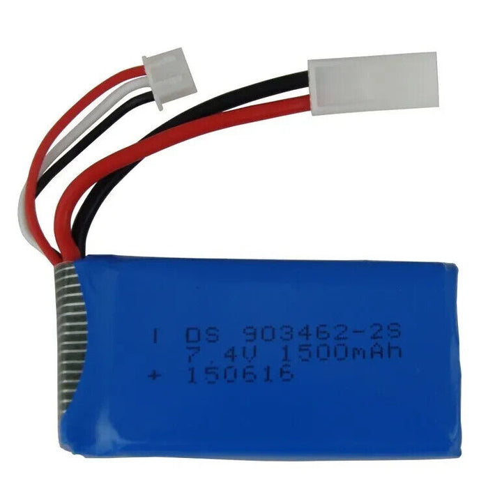 New 903462 2S 1500mAh 7.4V EL-2P Plug 25C Battery For Flywheel FT009 RC Boat