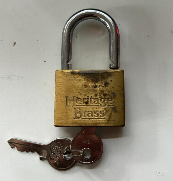 Heritage PA50 50mm Brass Padlock