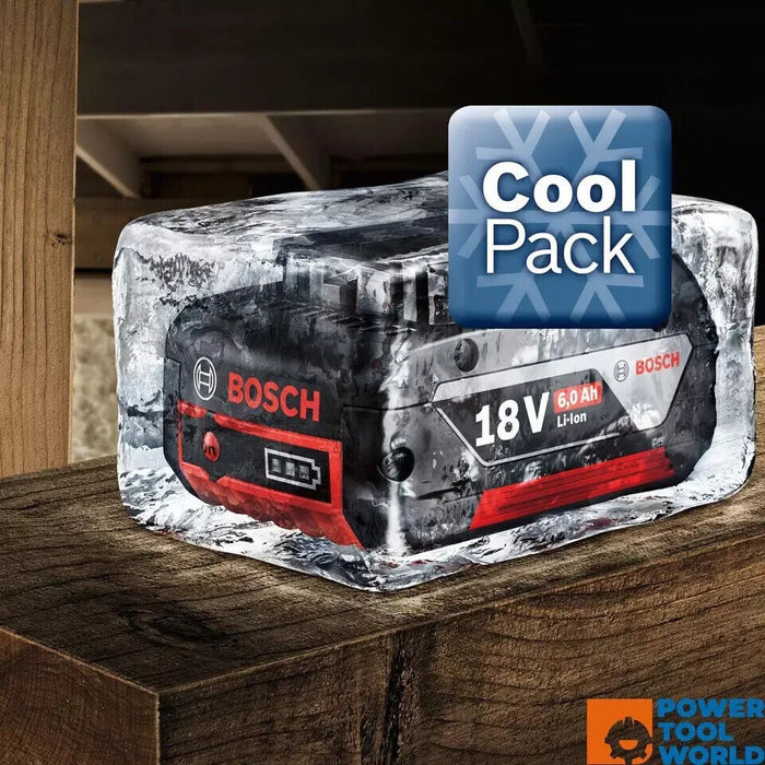 Bosch Professional 18v Li-ion CoolPack Battery 6.0Ah 1600A004ZN