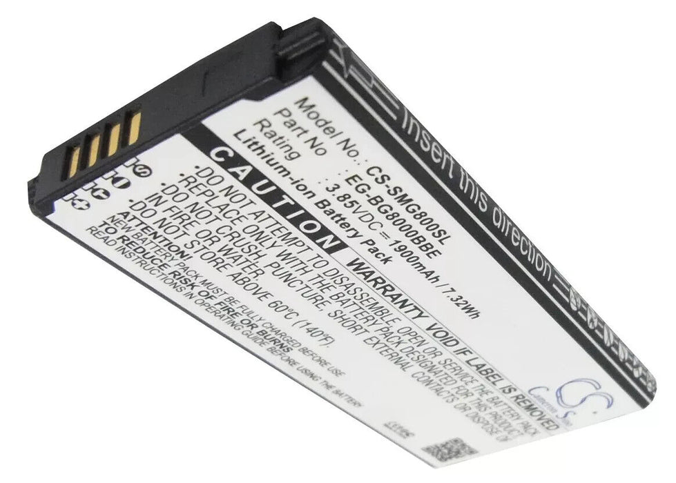 Battery 2100mAh type EG-BG8000BBE for Samsung SM-G800H/DS Galaxy S5 Mini, Neo