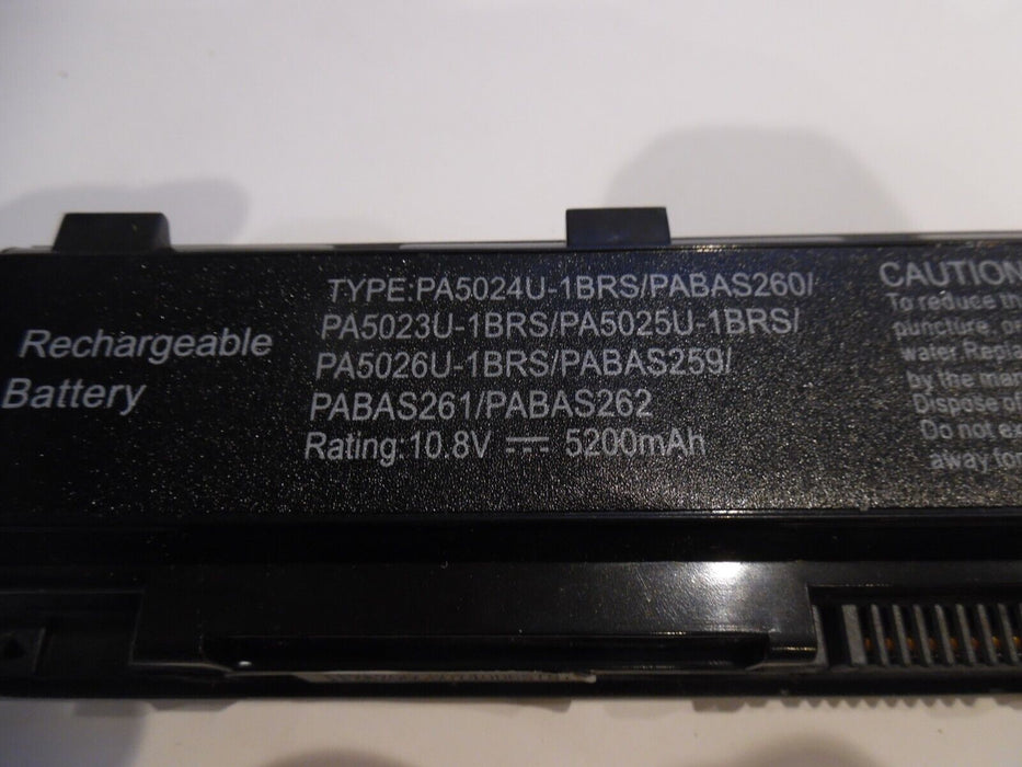 For toshiba satellite pro c855 c850 c850d l850 l830 laptop battery pa5024u-1brs