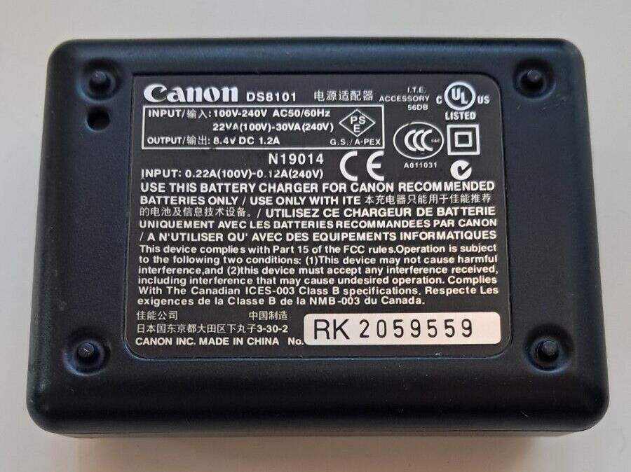 Canon Battery Charger CB-5L DS8101