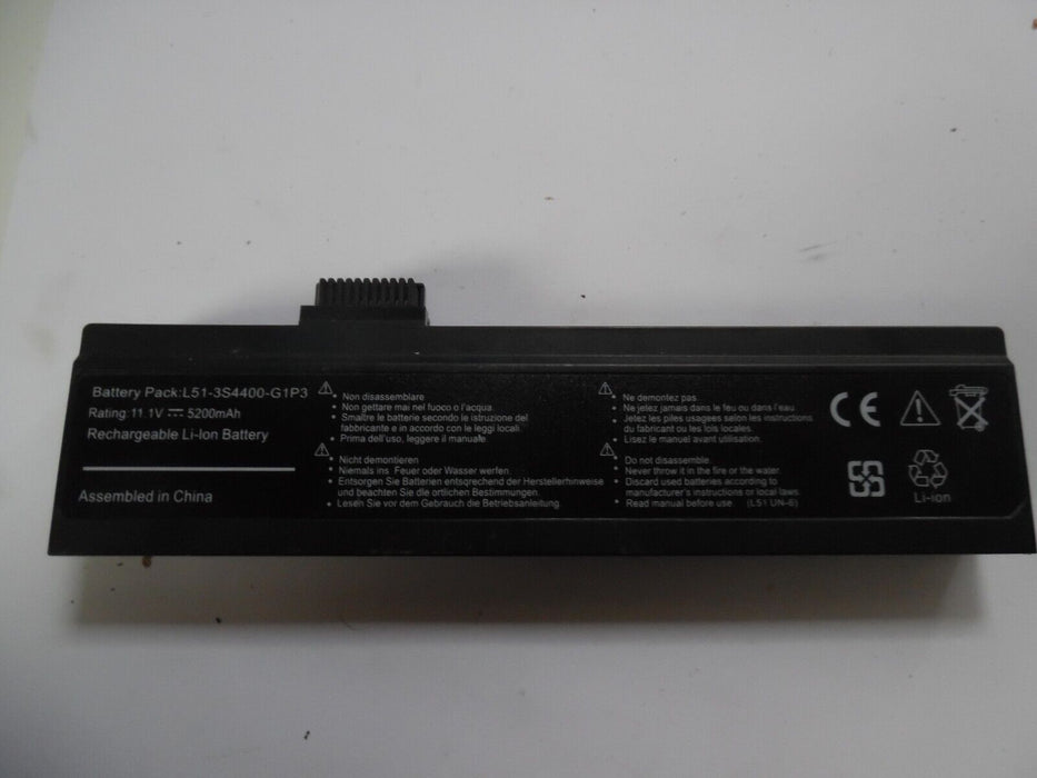 5200mAh 10.8V L51-3S4400-G1P3 Battery for Fujitsu Siemens Amilo Pi 2512,Pi 2515