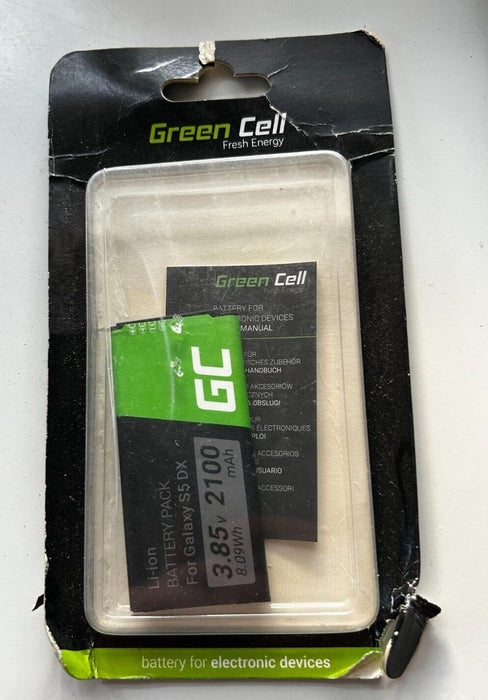 Greencell Battery Pack for Samsung Galaxy S5 DX 3.85v 2100mah