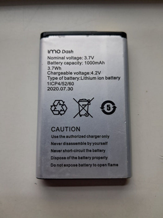 IMO Dash Battery 3.7v 1000mah